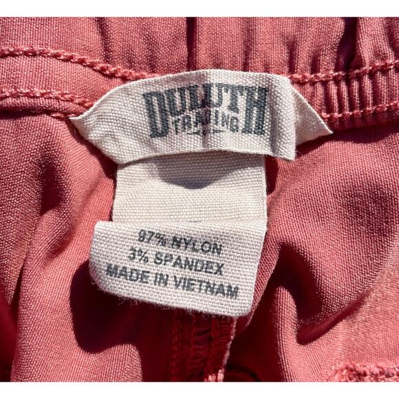 Duluth Trading Multi‎ Pocket Nylon Expandable Men's Rust Cargo Shorts Men - Picture 6 of 6